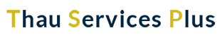 Logo moderne avec quatre formes verticales irrégulières jaune doré, rappelant des lettres stylisées, sur fond bleu marine horizontal.