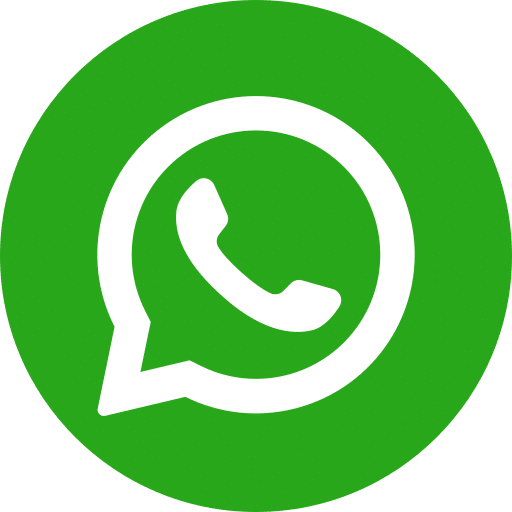 Logo WhatsApp officiel : combiné téléphonique blanc dans une bulle de dialogue verte, sur cercle vert vif.